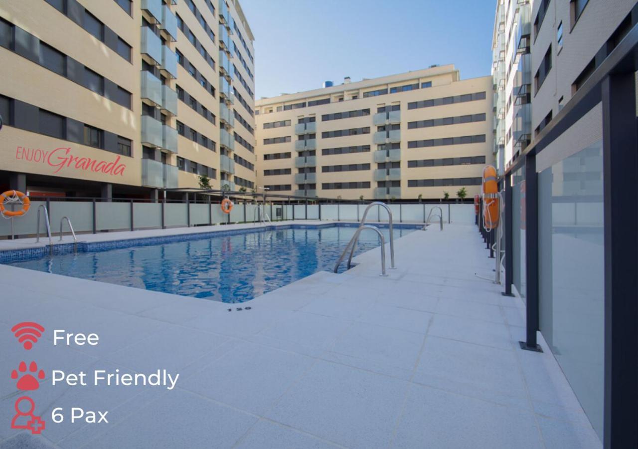 Enjoygranada Arabial 5A - Pool & Free Parking Apartman Kültér fotó